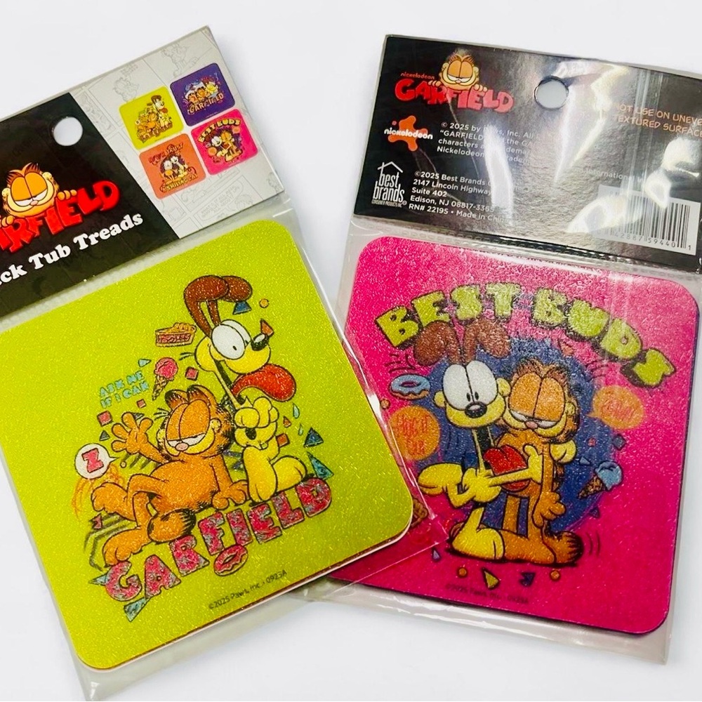 New Garfield Bath Tub Treads 4 pc.